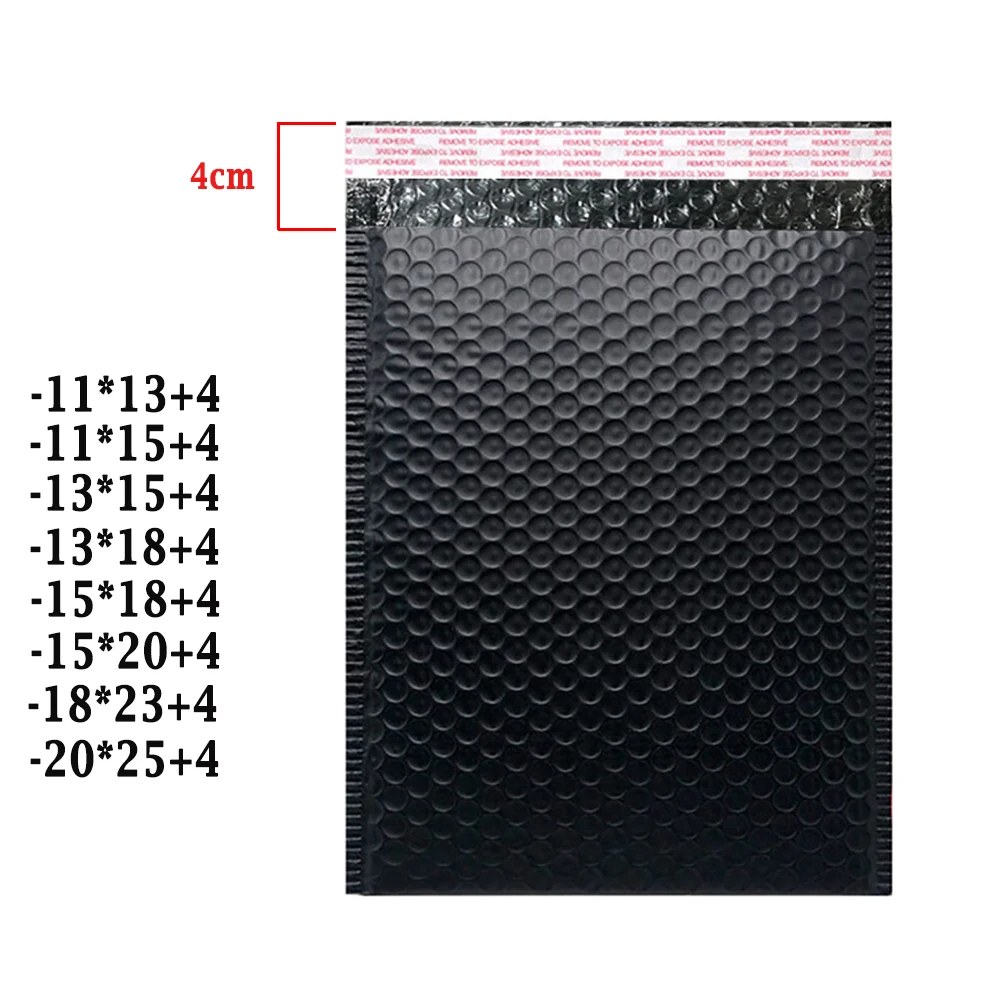 50PCS Bubble Mailers Bubble Envelopes Bag Waterproof Self Seal Express Shipping Envelope Packaging Bag Black, Blue, Pink, Purple