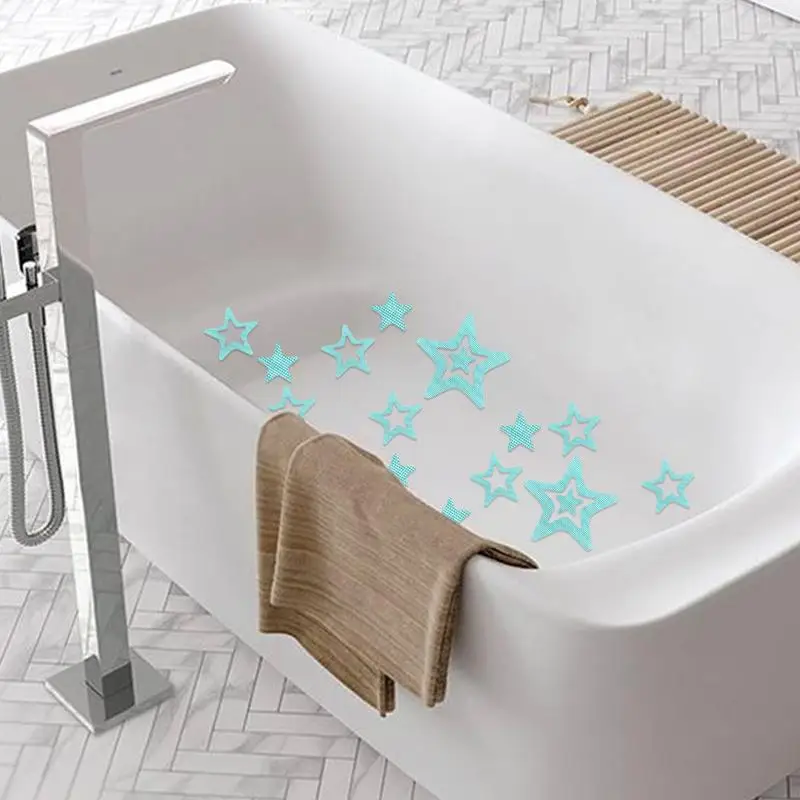 

Bathroom Non Slip Stickers 30X Star Shape Anti Skid Stickers For Bathtub Waterproof Body Safe Kitchen Floor Boats Ladders Treads