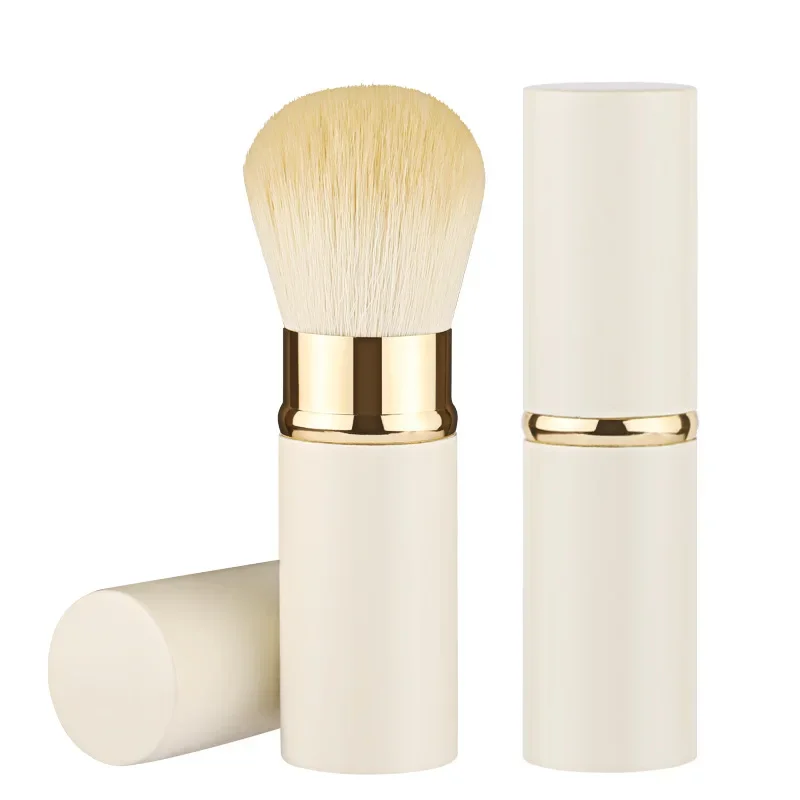 Quality Portable Mini Retractable Blush Brush Soft Loose Powder Foundation Makeup Brush Multi Functional Nail Beauty Makeup Tool