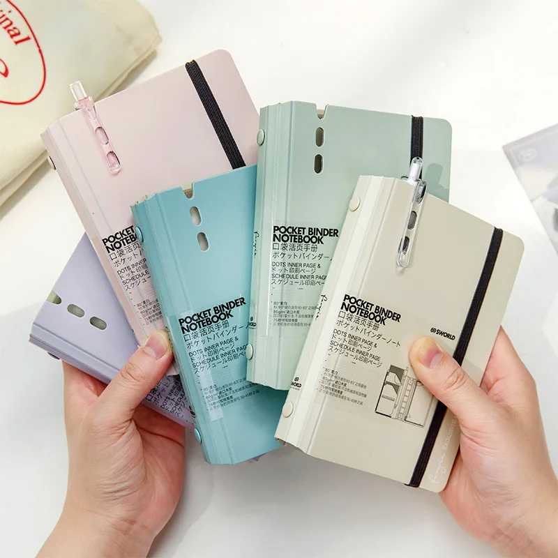 A7 Book Portable Notepad Work High Value Portable Pocket Book Loose-leaf Book Small Notebook