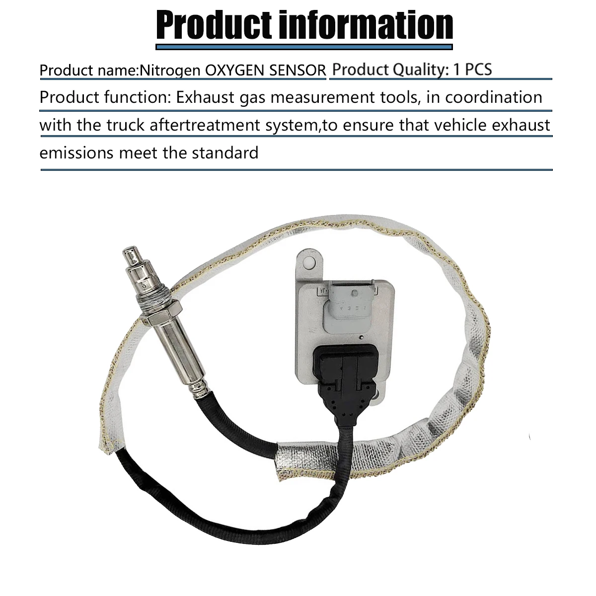 2894945 Nitrogen Oxide Nox Sensor For Cummins ISB 6.7L 2872297 5293295 5293295RX 5293295NX 5WK96692A 5WK9 6692A