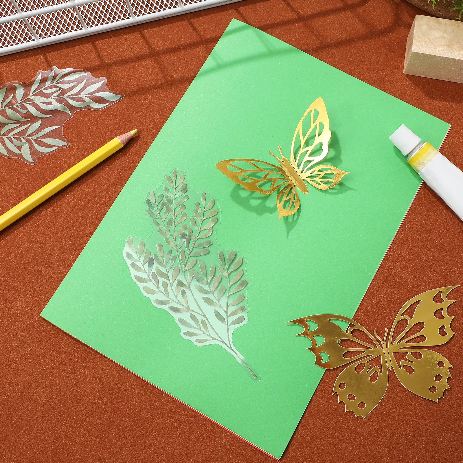 1 set 1 Set Cyanotype Printing Kit Multiple Papers Solar Activated Diy Art Craft Supplies For Kids Beginners Handmade