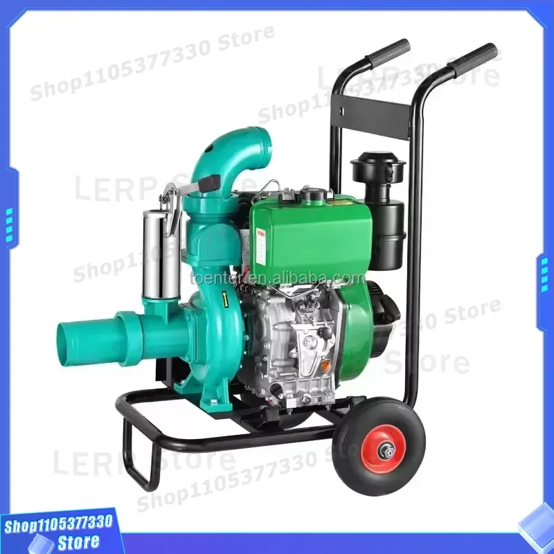 Garden Farm Sprinkler System Set with Pump Motor Remote Monitoring Water Conservation Irrigation Kit for Agriculture Lawn