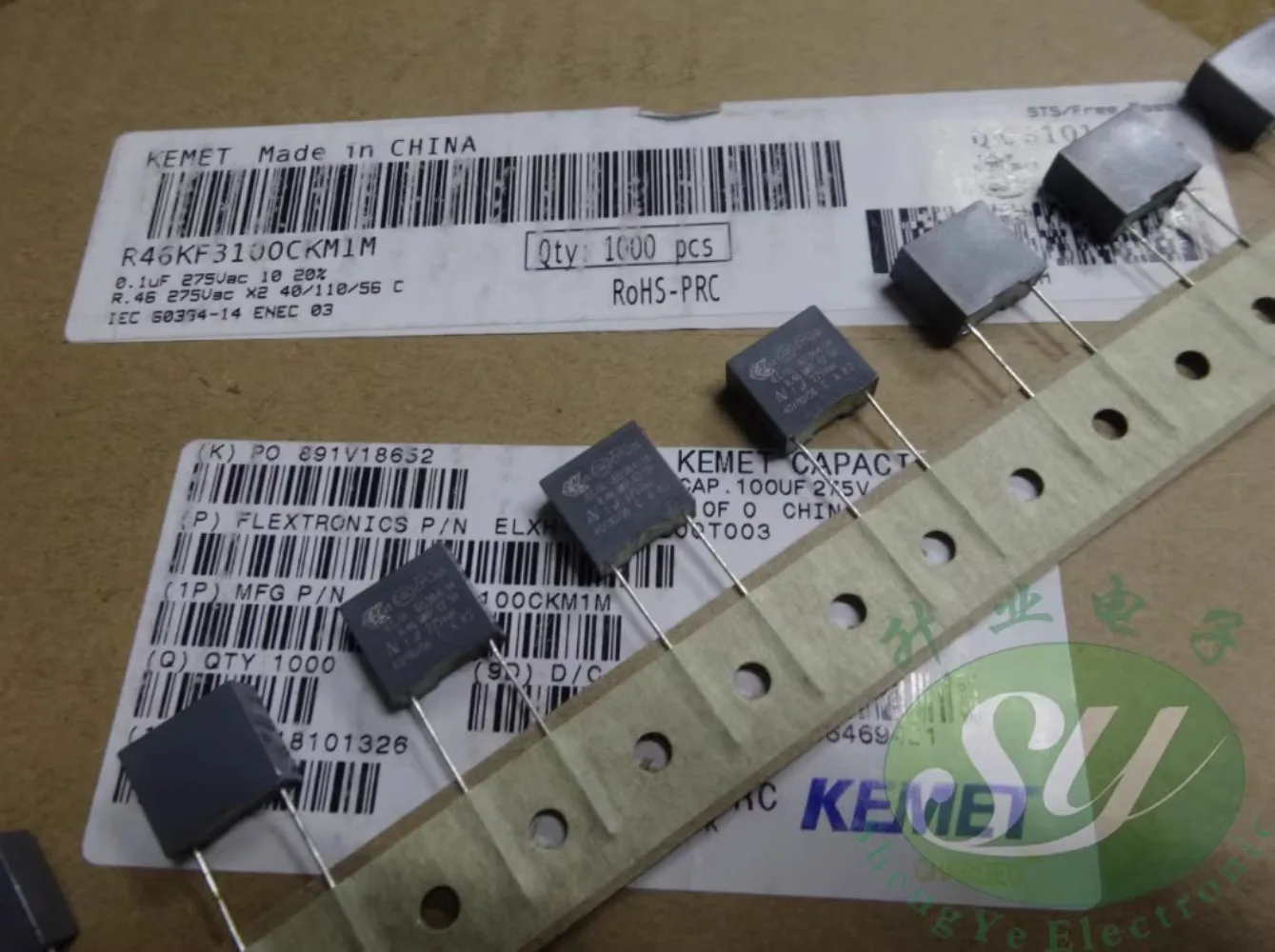 

20PCS AV R46KF3100CKM 0.1uf/275VAC 100nf u1 104 New film capacitor