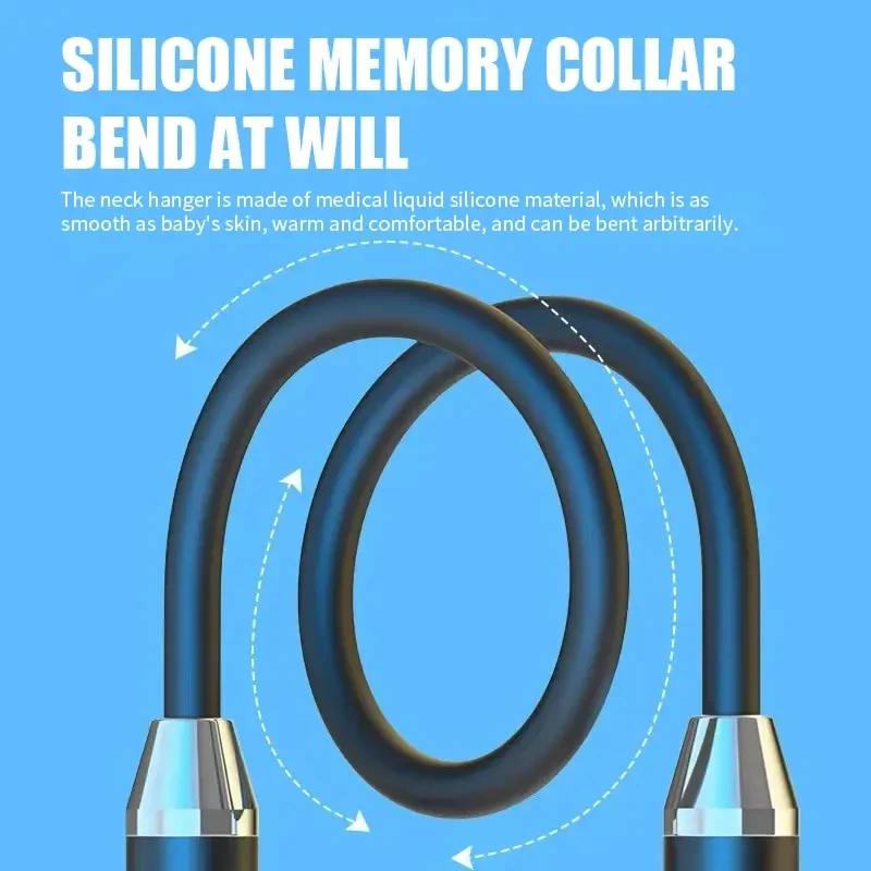 Wireless Bluetooth Headphones Neck Stereo Noise Reduction Universal Sports Earphone Microphone image 2