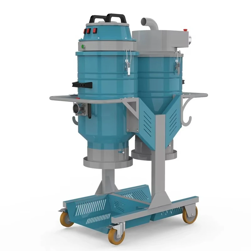 Easy to Operate Double Bucket Bagging Professional Industrial Vacuum Cleaner Large for Dust