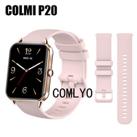 For COLMI P20 Smart Watch Strap Silicone Bracelet Band Outdoor Sports Women Men Belt Screen protector film