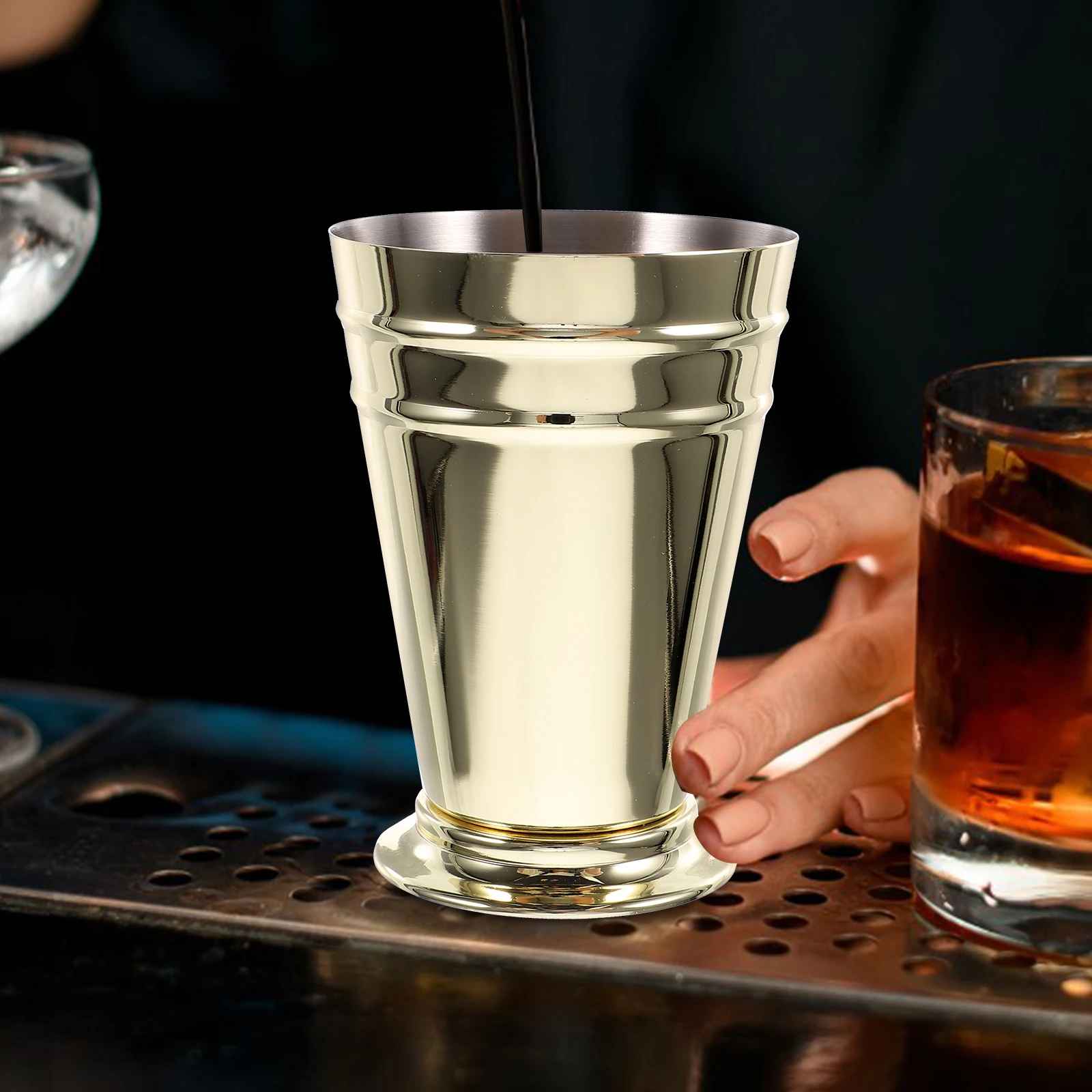 

Step Cup Tumbler Stemless Tumblers Reusable Mugs Stainless Steel Mule Cocktail