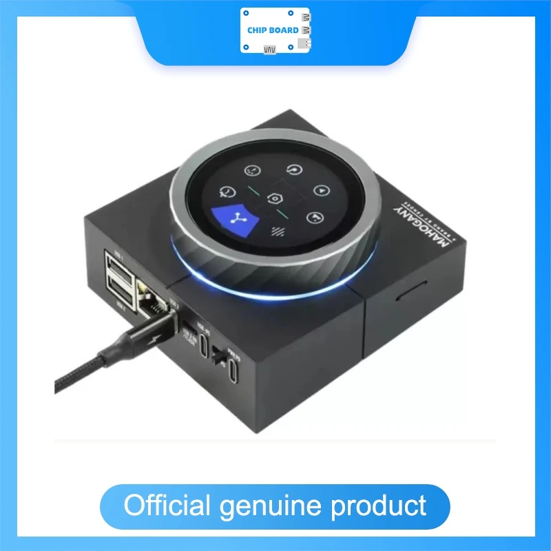 Tindie HALO TOUCH V2 Custom USB Hub, Round Touchscreen Display with Rotary Encoder, Desktop Control Interface