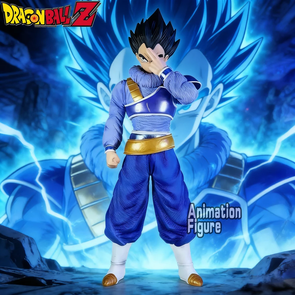 Figura de Anime Dragon Ball Z de 28 cm/11.02 pulgadas, Vegeta con teletransportación, figuras de acción, estatua de PVC, adorno, modelo coleccionable, juguetes, regalos