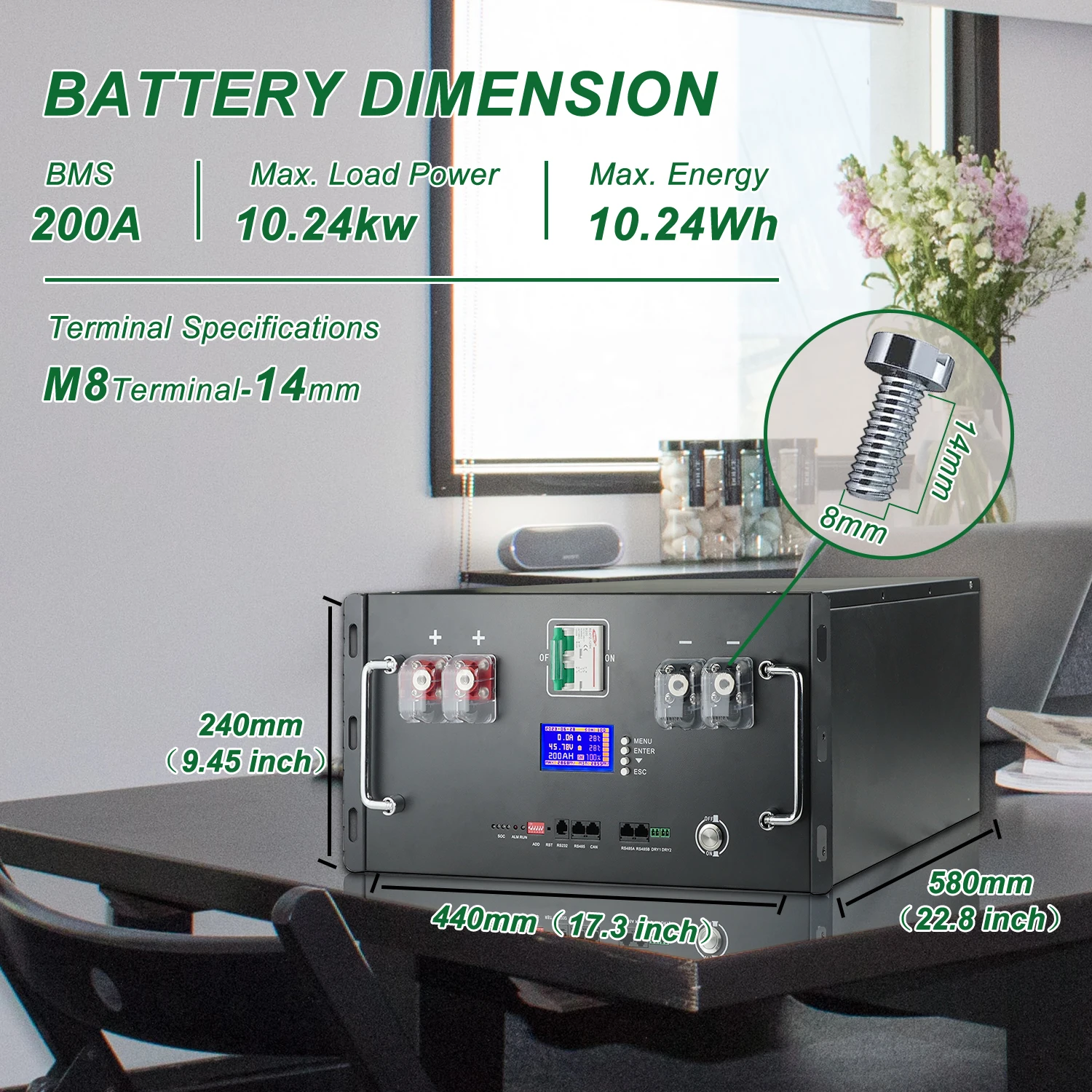 PL الاتحاد الأوروبي الأسهم 48 فولت LiFePo4 بطارية 100AH 200AH 300Ah بطارية حزمة 5KWH 10KWH ليثيوم فوسفات الحديد BMS 16S 51.2 فولت تخزين الطاقة #2