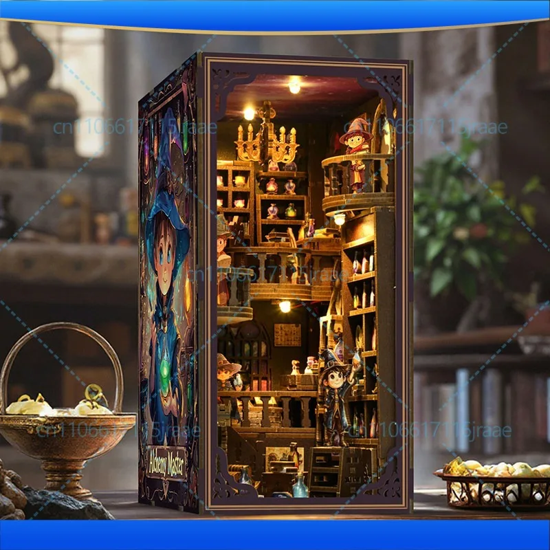 

Изысканный дом демона, каллиграфия ручной работы, сделай сам, модель хижины, гаджет