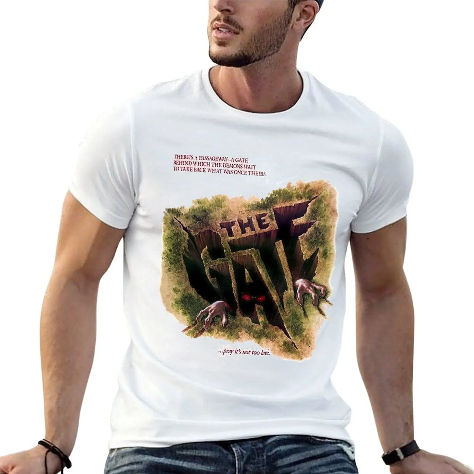 

THE GATE T-Shirt t shirts for man graphic cars man t shirts for men casual T-Shirt