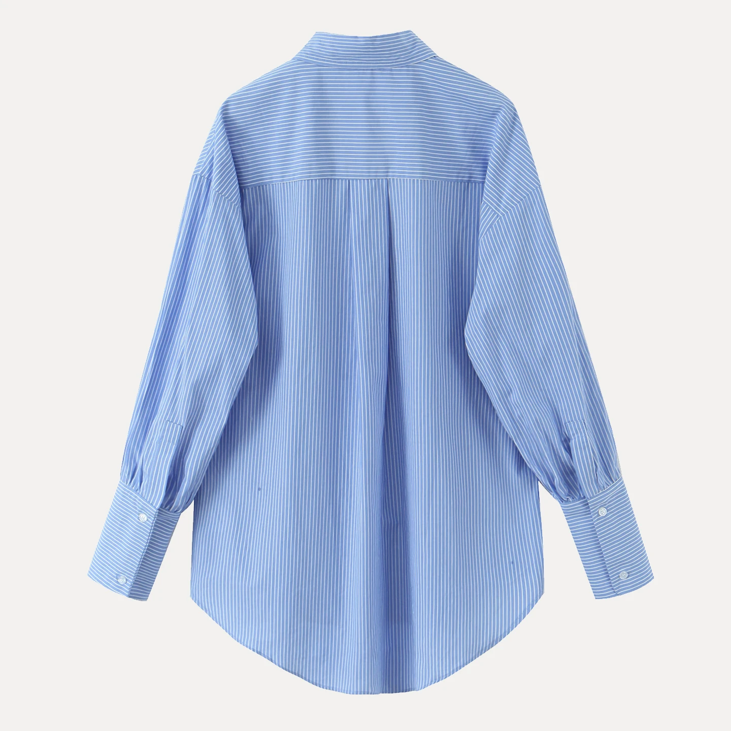 

Casual Loose Women's irt Jaet 2025 Autumn New Sle Long Sve Striped Pattern Comfortable Lazy Sle Outerwear