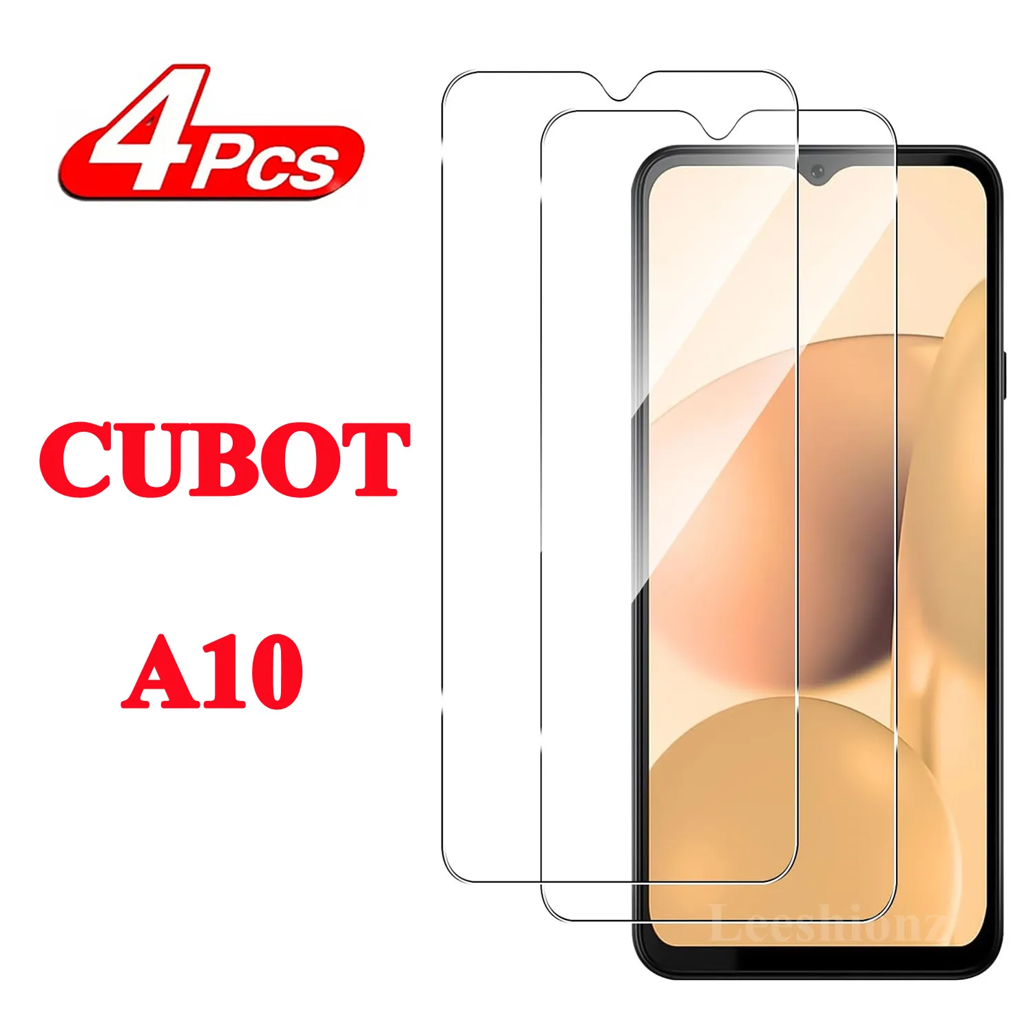 

2/4Pcs Protective Tempered Glass For CUBOT A10 Screen Protector