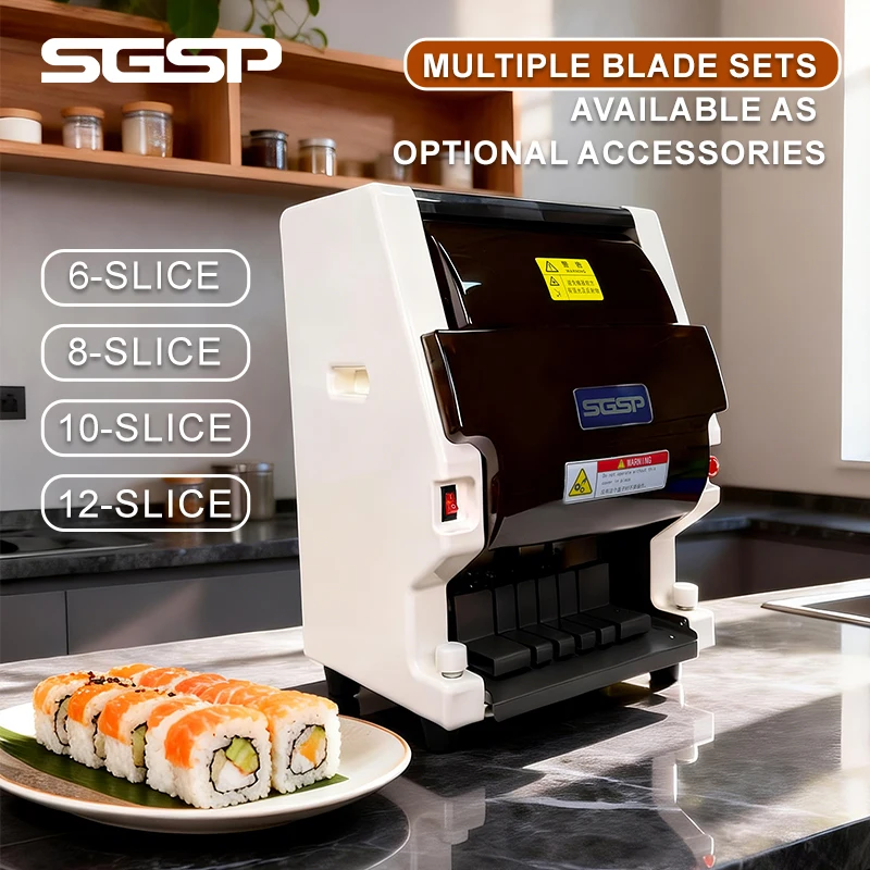 New Commercial Desktop Roll Sushi Cutting Machine Automatic Sushi Machine