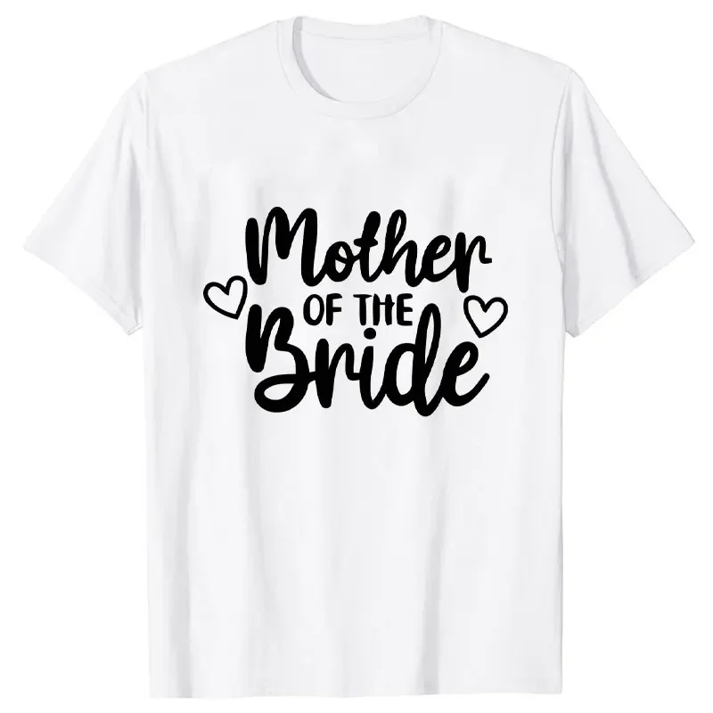 Bruids Bruiloft Verlovingsfeest Blouses Team Bruid T-Shirt Vrijgezellenfeest Tops Vrouwen Korte Mouwen Tshirt Roze Witte T-Shirts