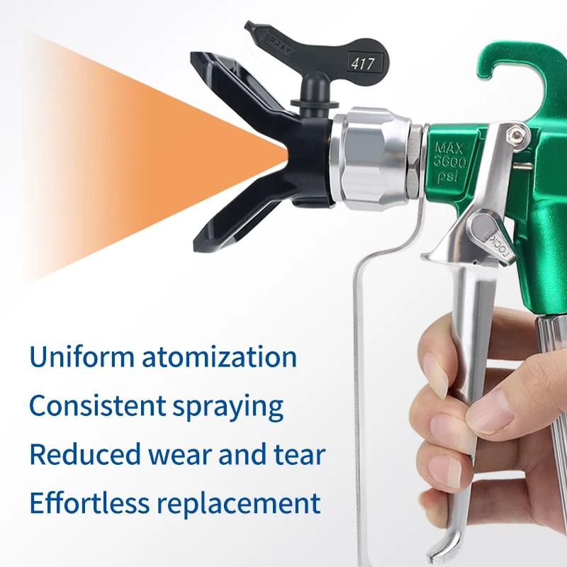 Ugello reversibile con punta per pistola a spruzzo airless 211,315,417,515,517,523 Accessori per pistola a spruzzo con punta dell'interruttore