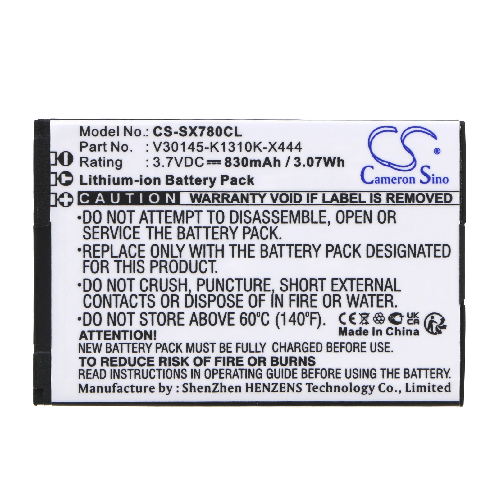 Bateria de telefone sem fio de íon-lítio para OpenStage, 3,7 V, 830 mAh, modelos compatíveis: SL4, SL5, SL6