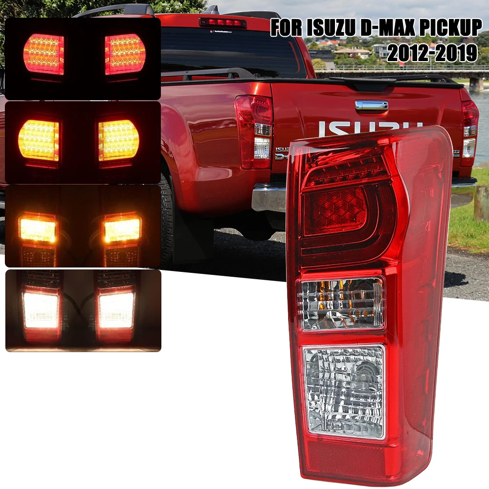 

Left/Right Side Tail Lamp FOR Isuzu D-Max Pickup 2012 2013 2014 2015 2016 2017 2018 2019 DMAX Rear Tail Light Brake Lamp with