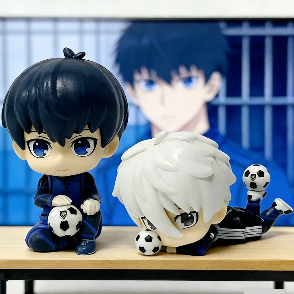 

BLUE LOCK Gifts Action Figures Isagi Yoichi Nagi Seishiro Anime Figure Q Version Figurine PVC Collectible Model Kids Doll Toys