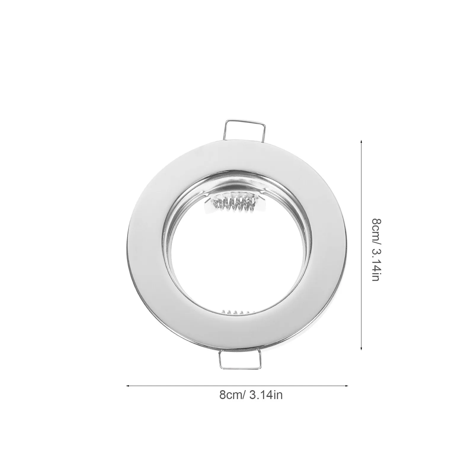 Iron Recessed Light Housing for Mr16 Gu10 Spotlights Sleek Modern Trim Design Easy DIY Installation Compatible with Residential