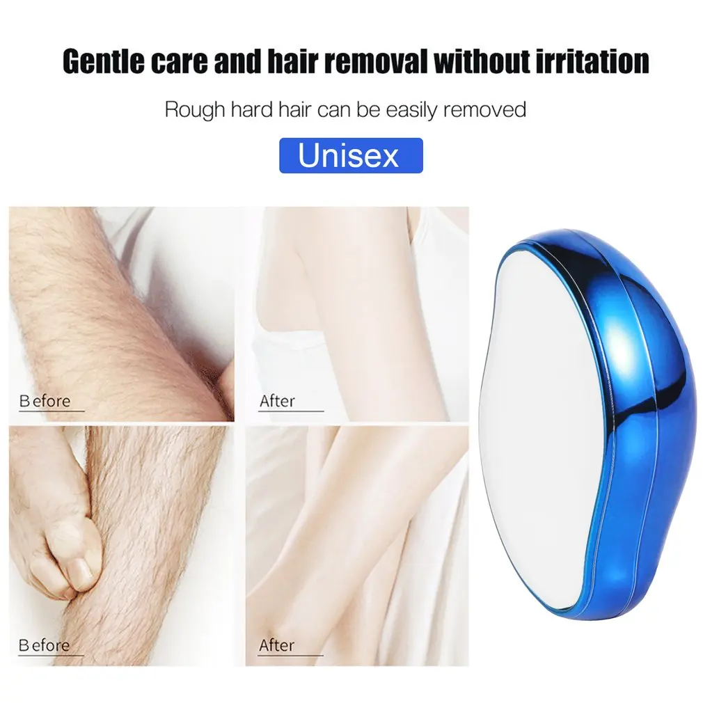 Máquina de afeitar Manual reutilizable, vidrio de Nano depiladora, removedor de vello de manos y pies, elimina callos, suela de piel muerta, molinillo de pie de talón
