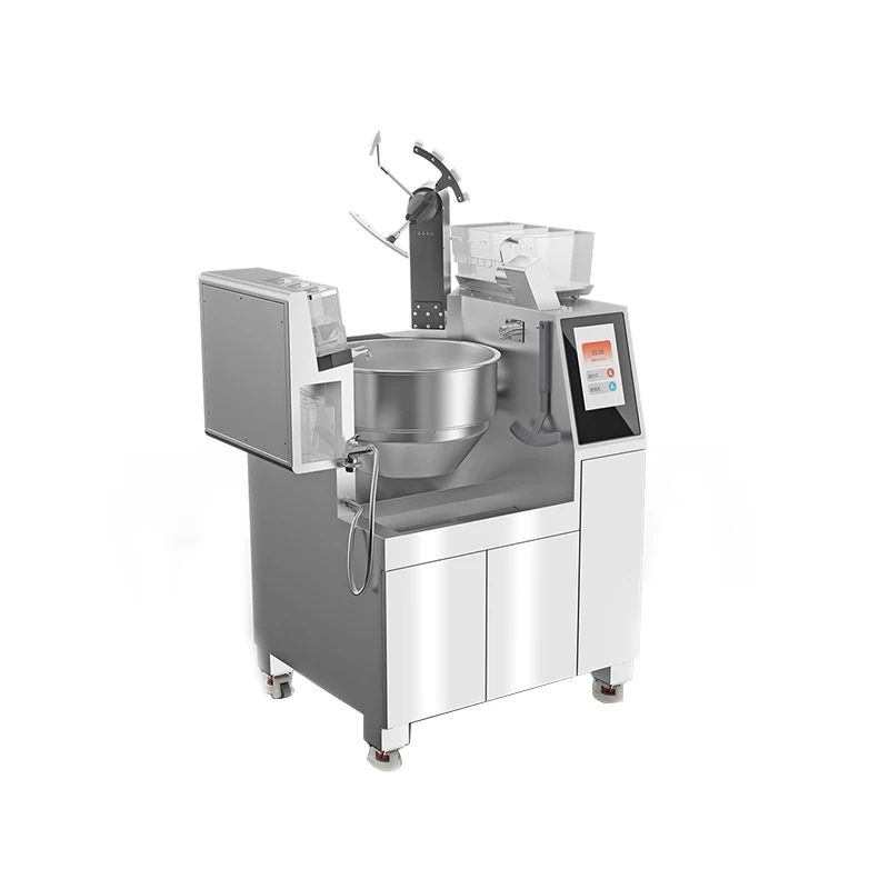 Máquina de cozinhar robô wok de arroz frito com distribuição automática completa de ingredientes de cozinha Ai