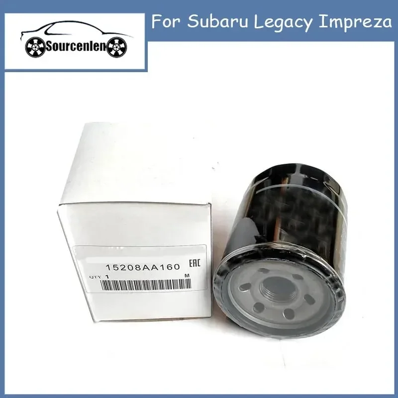 1Pcs Auto Oil Filter Element Suit for Subaru Forester XV Impreza BRZ Tribeca Legacy Outback 15208-AA160