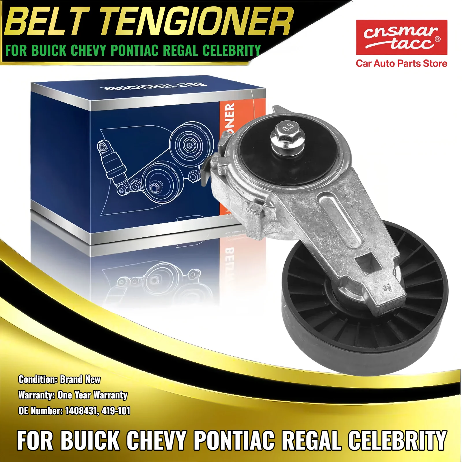 

Натяжитель ремня для Buick Chevy Olds. Гран-при знаменитостей Pontiac Regal 14084312 1408431 419-101