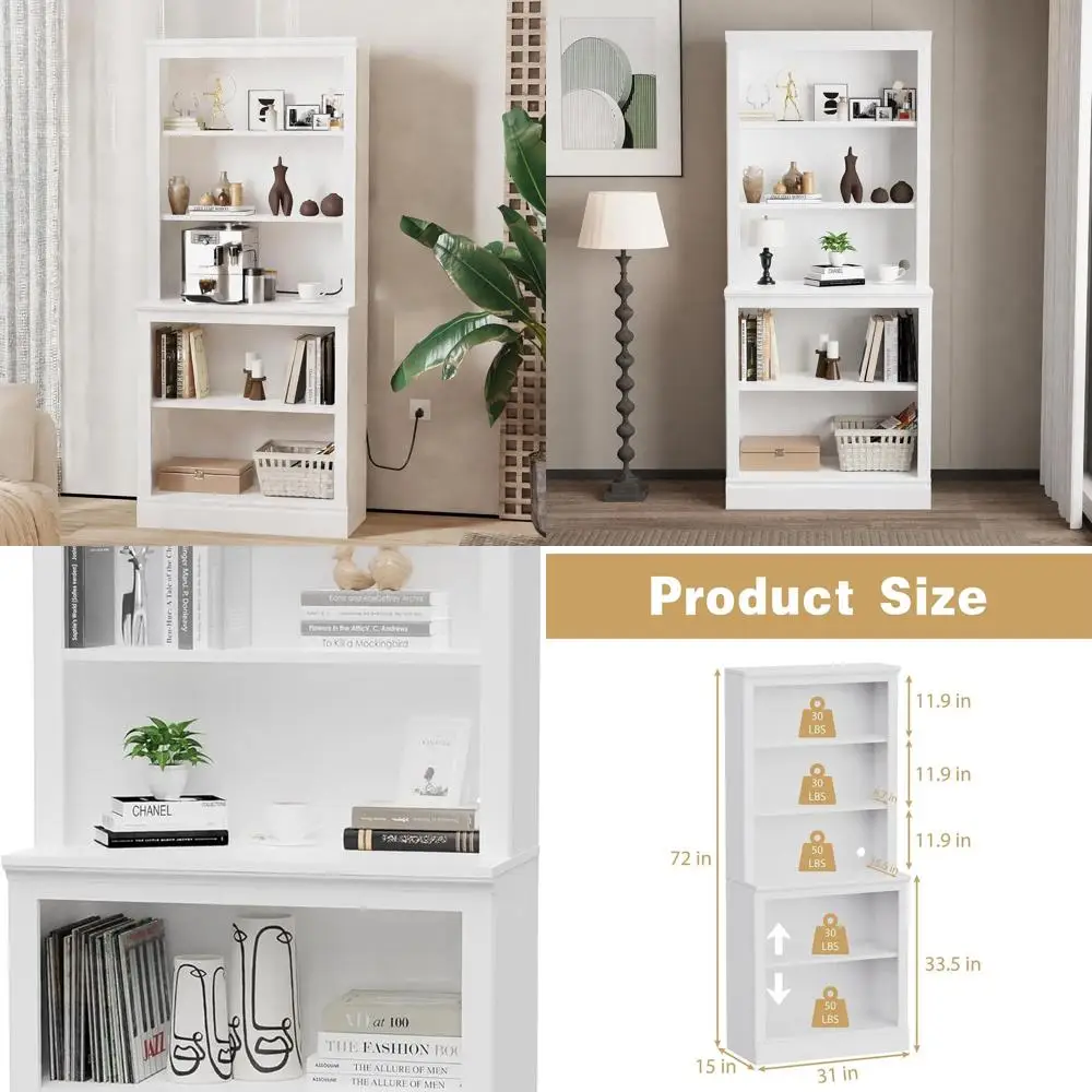 Blini White Bookcas…