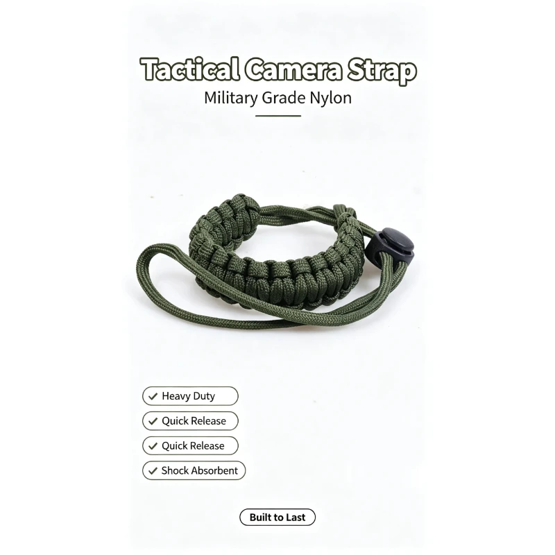 Camera Woven Wrist Strap Suitable for DSLR Cameras GoPro Hero 13/12/11/10DJI Sports Camera OSMO Action 5/4 Shadow Stone Insta360