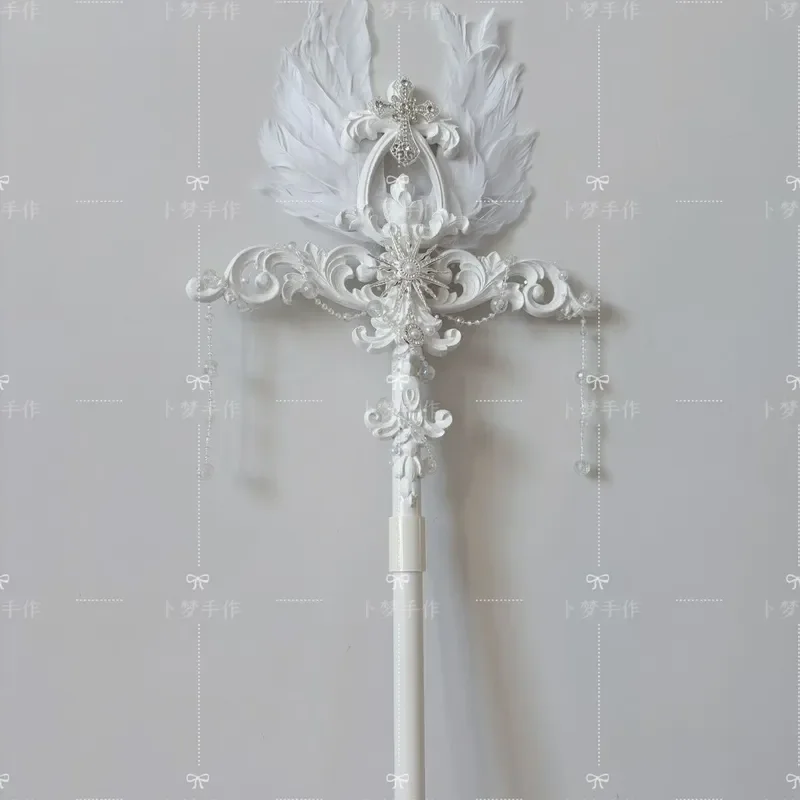 for Lolita Cane Scepter Gorgeous Flower Wedding Elegant Tea Party Dress Catwalk Photo Prop Small Object