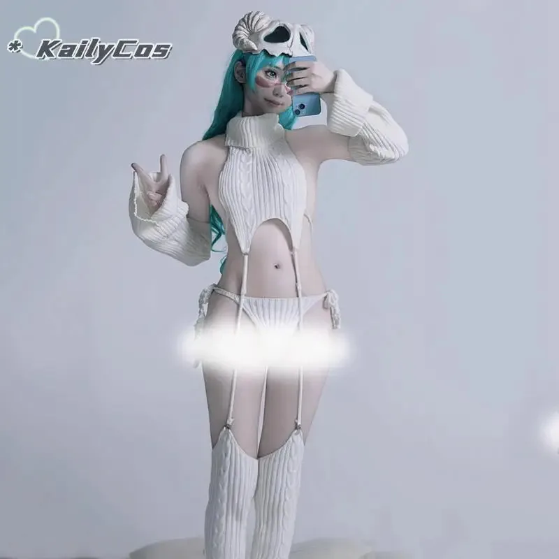 

qq38Gotoh Hitori Cosplay Anime BOCCHI THE ROCK Costume Women Sexy White Sweater Bodysuit Suit Bunny Girl Uniform Halloween Costu