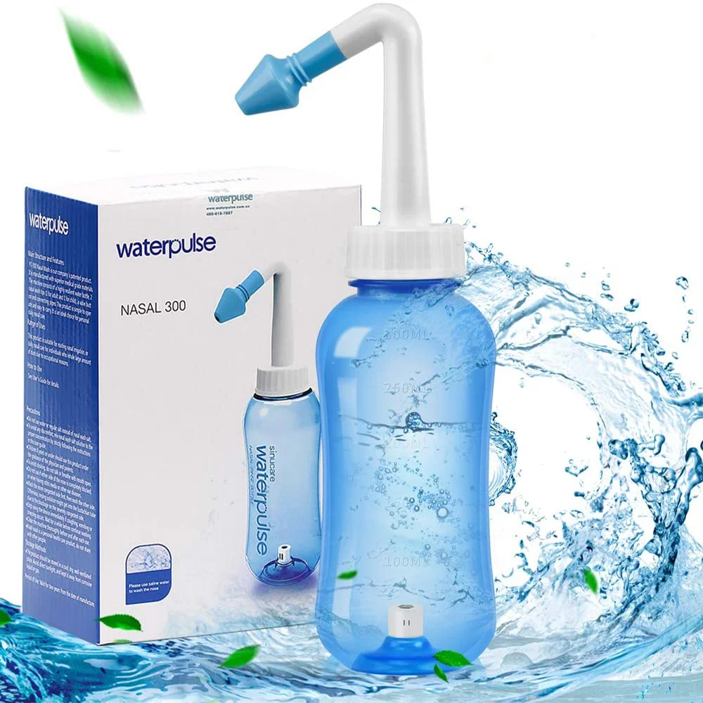 Nasal Wash Cleaner Spray Nasal Irrigator Neti Pot Rinse Nose Clean Washing Avoid Sinusitis Rhinitis Treatment Health Care 300ML