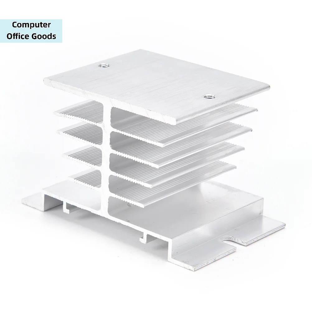 

【1Pc Aluminum Heat Sink SSR Solid State Relay Small Heat Dissipation】