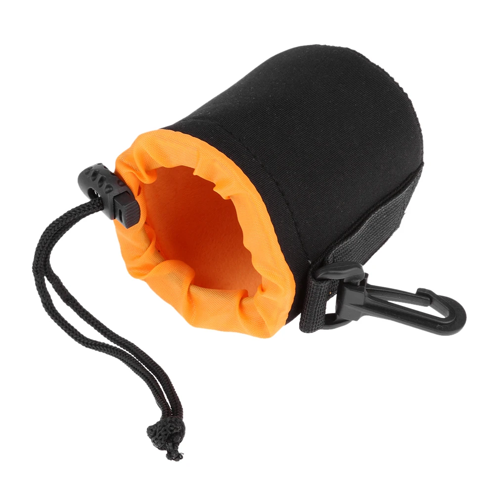 1/2Pcs Camera Lens Bag Photography Lens Pouch Neoprene Waterproof Backpack Drawstring Protector Case for Most Digital SLR Camera