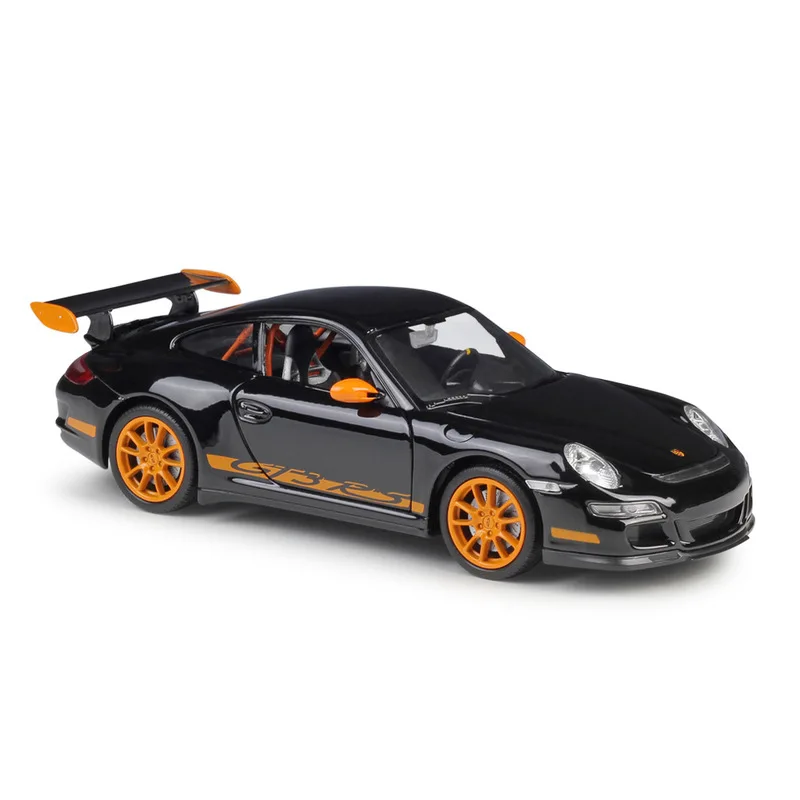 WELLY 1:24 Porsche 911 GT3 RS 997 Alloy Car Diecasts & Toy Vehicles Car Model Miniature Scale Model Car Toys For Children