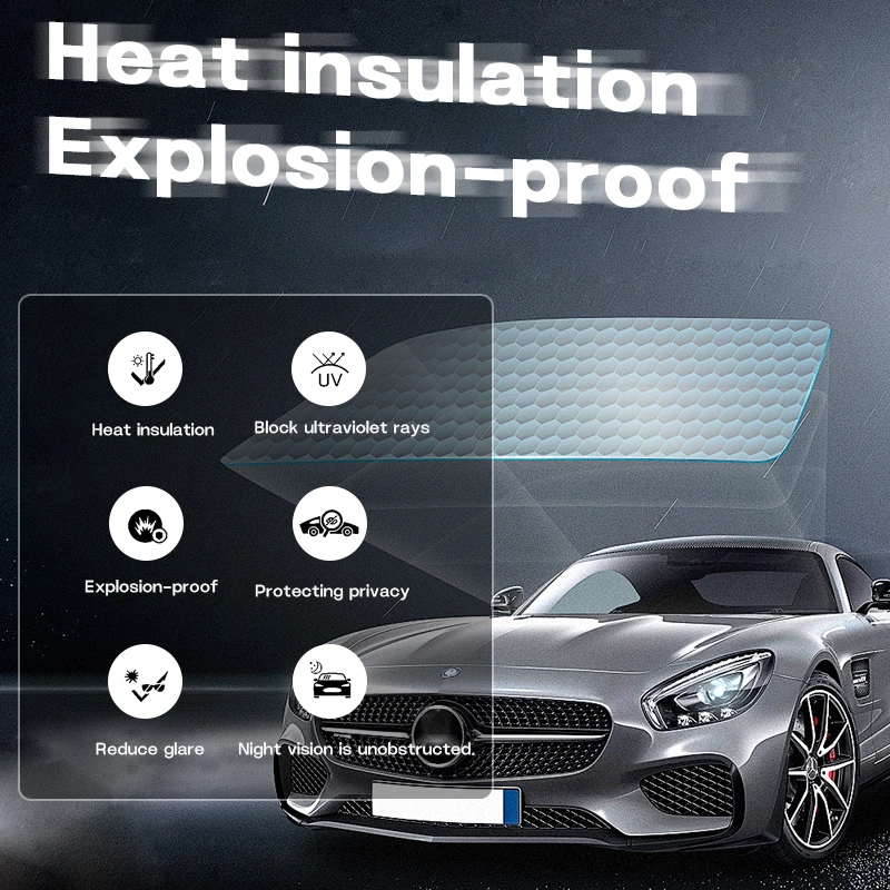 

99%UVR 90%IR Best Selling Heat Control Exterior Window Film Building Winodow protection Film Self-Adhesive Film