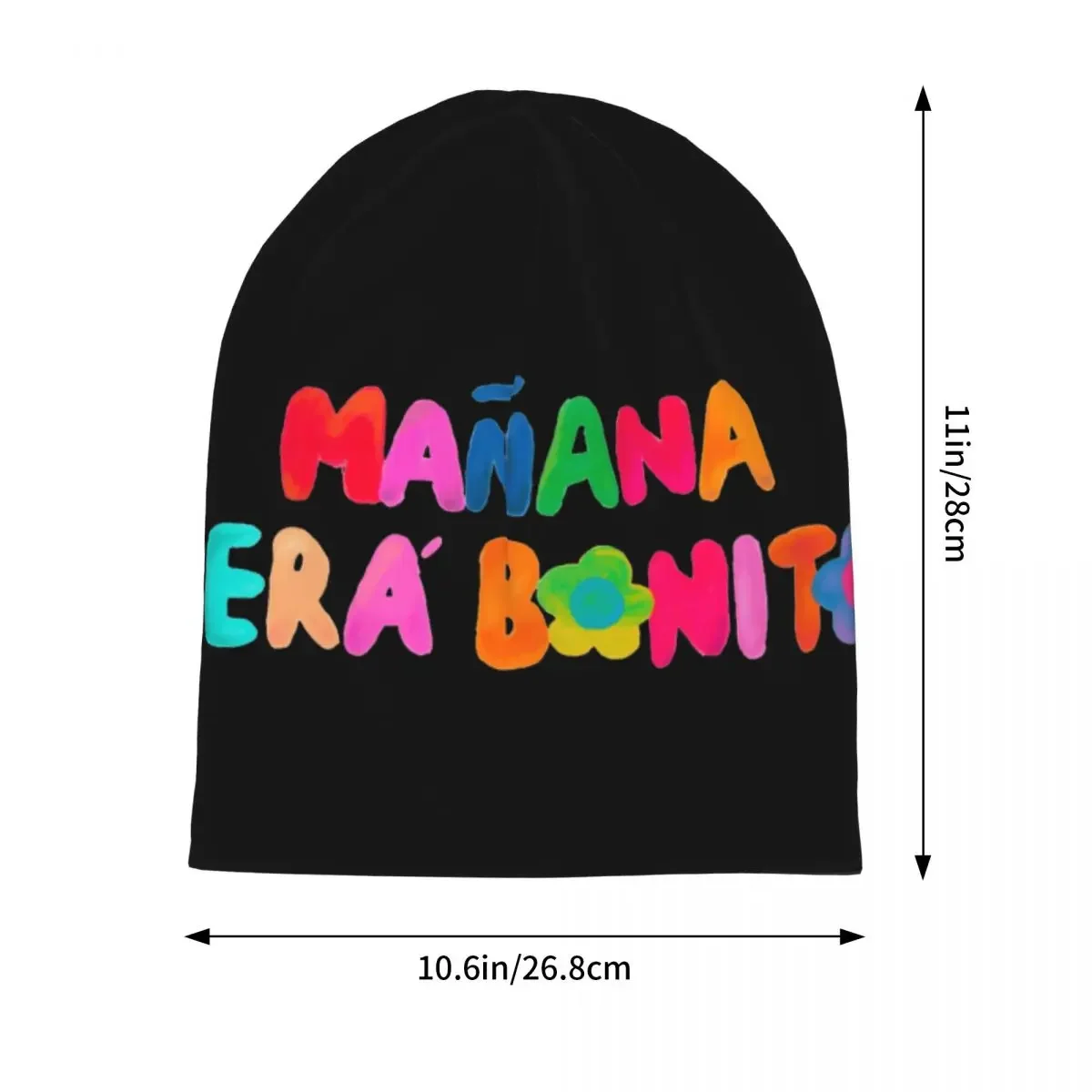 Manana Sera Bonito Karol G Skullies Beanies Hats Casual Men Women Street Caps Warm Multifunction Bonnet 