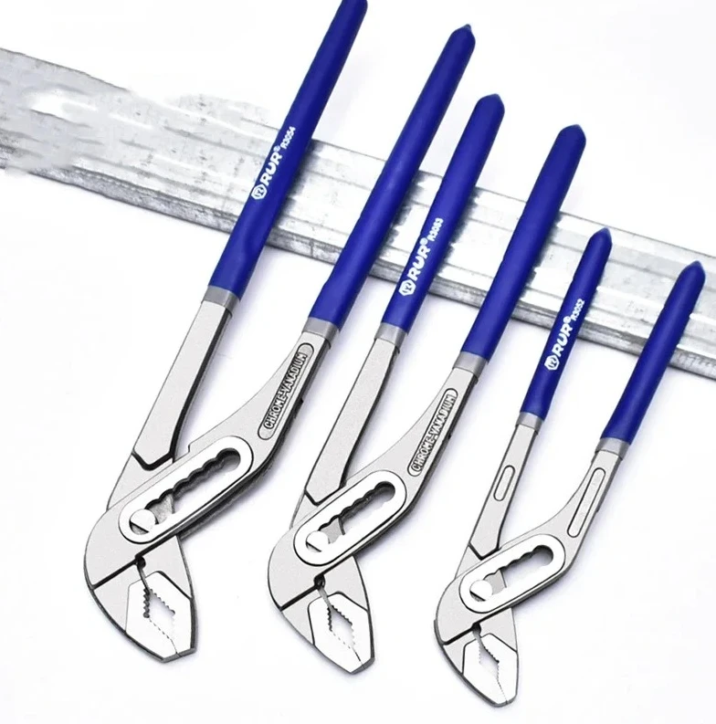 Alicates para bomba de agua de 8/10/12 pulgadas, llave para baño, llave para tubo de plomería, llaves para tubos ajustables universales, alicates de gran apertura para