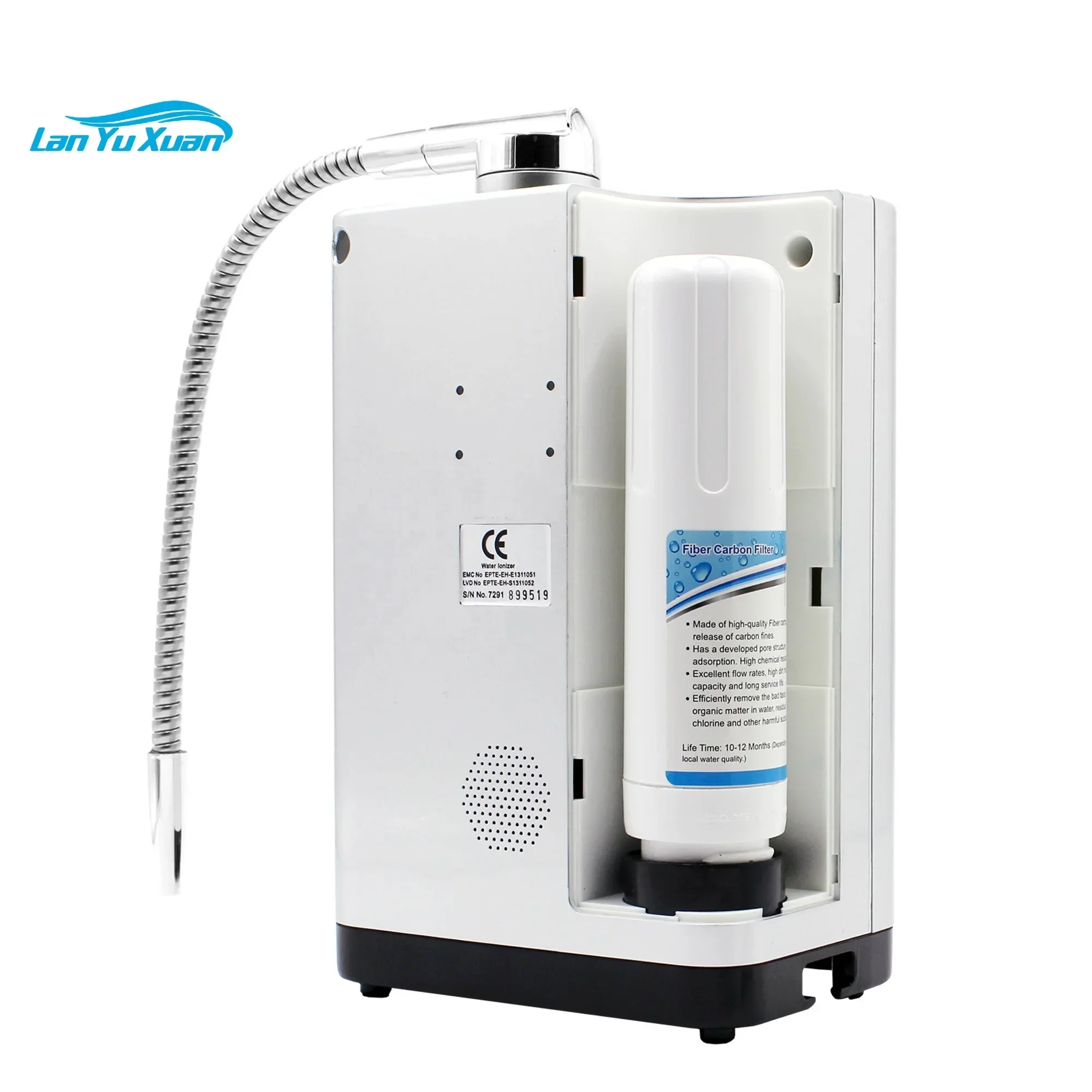 Alkaline Water Ionizer, Up to -500mV ORP, PH 3.5-10.5 Water Purifier Machine,with 7 Water Settings