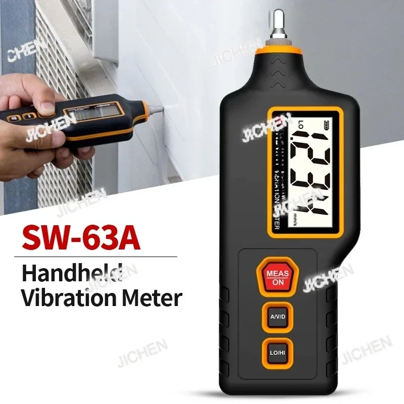 ZQX Portable Digital Vibration Measuring Tool Vibration Instrument Handheld Vibration Meter