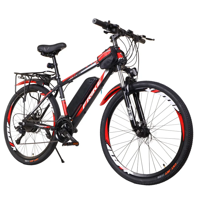 Für / 250W Bürstenloses Elektro-Mountainbike 3 Fahrmodi 7 Gänge Abnehmbarer Akku Doppelte Scheibenbremse LCD-Display Erwachsenen-Offroad-Fahrrad