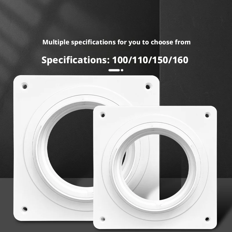 1PCS Portable Air Conditioner Exhaust Duct Connector Kit Screw-in Dryer Vent Hose Adapter Fitting for Home Use