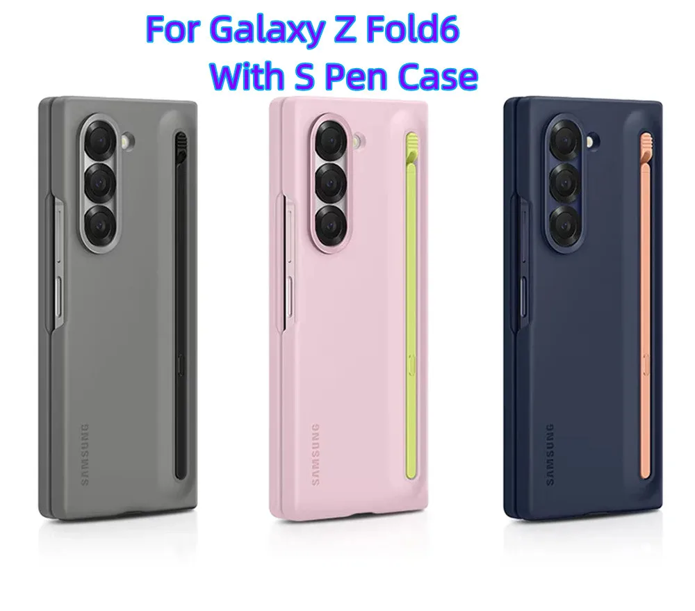 

Phone Case for Samsung Galaxy Z Fold 6 5G S Pen Protective Case EF-OF95P Z Fold 6 with Built-in S Pen Silicone Cover With Box