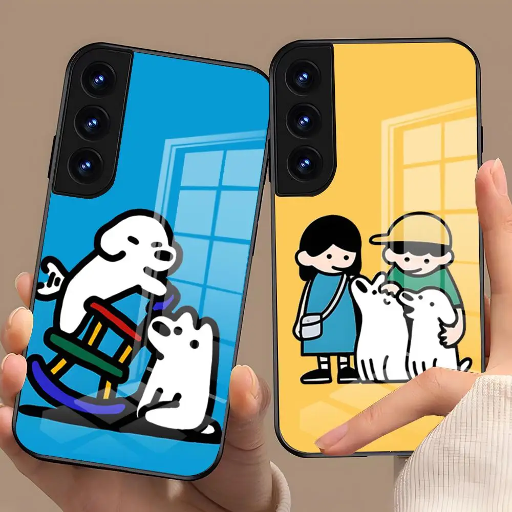 Matsui Art Phone Case For Samsung A27 A37 A33 5G A54 A36 A35 A56 A52 A17 Shockproof Glass Cover
