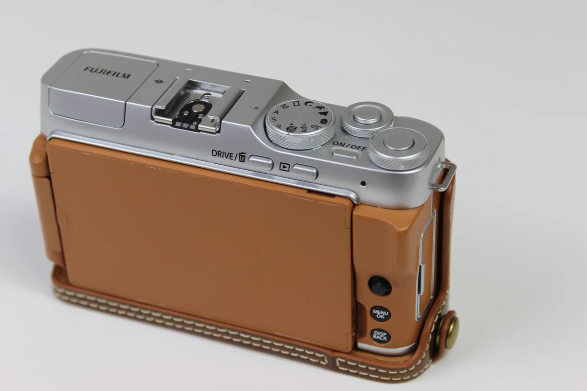 Kamera tasche pu Ledertasche Halbkörper Basis schutz für Fujifilm xa7 xa10 xa20 xa5 xa3 xa2 xm1 Schutz öffnung Boden abdeckung