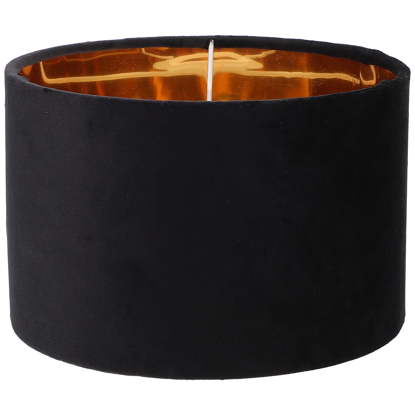 

Black Gold Lampshade for Table Light Cover Decor Cloth Craft Dust Protection Bedroom Living Room Warm Atmosphere Lighting