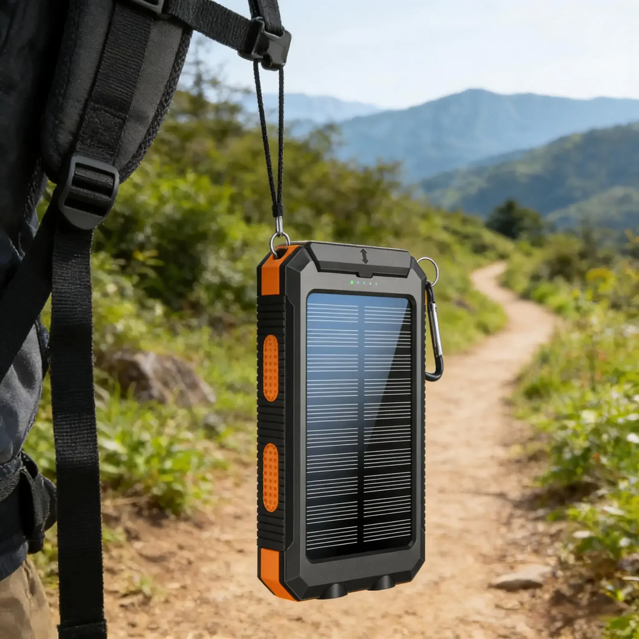 

Многофункциональный аварийный аккумулятор 10000 мАч Солнечный компас Светодиодный светильник Открытый верхний выбор